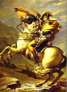 Jacques-Louis David Bonaparte Crossing St. Bernard Pass USA oil painting artist